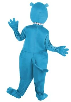 Hasbro Blue Hungry Hungry Hippos Costume For Adults -Halloween Costumes adult blue hungry hungry hippos costume alt 8