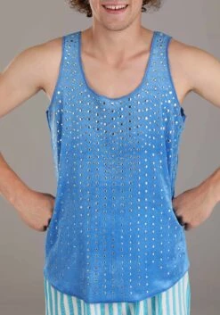 Blue Richard Simmons Costume For Adults -Halloween Costumes adult blue richard simmons costume alt 2