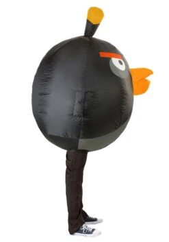 Bomb Inflatable Angry Birds Costume For Adults -Halloween Costumes adult bomb inflatable angry birds costume alt 3