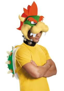 Disguise Adult Super Mario Bros. Bowser Costume Accessory Kit