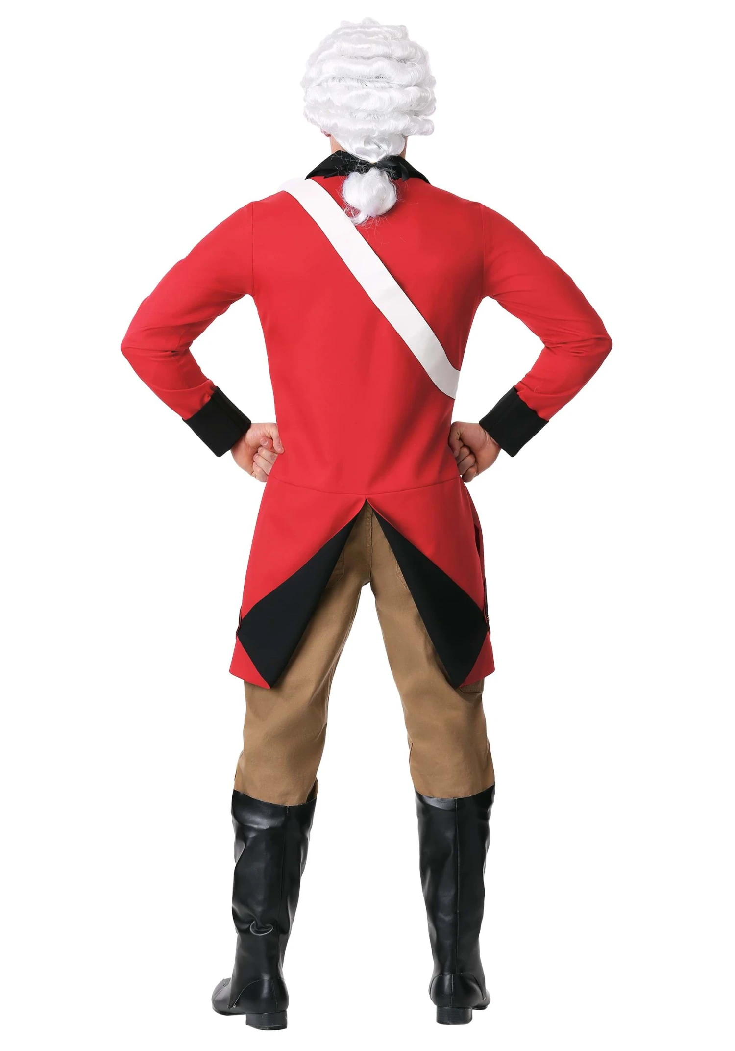 Plus Size Adult British Red Coat Costume 4 Plus Size Adult British Red Coat Costume - Image 2