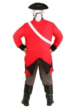 Plus Size Adult British Red Coat Costume 7 Plus Size Adult British Red Coat Costume -Halloween Costumes adult british red coat plus size costume alt 2