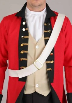 British Redcoat Men's Costume 13 British Redcoat Men's Costume -Halloween Costumes adult british redcoat costume alt 1