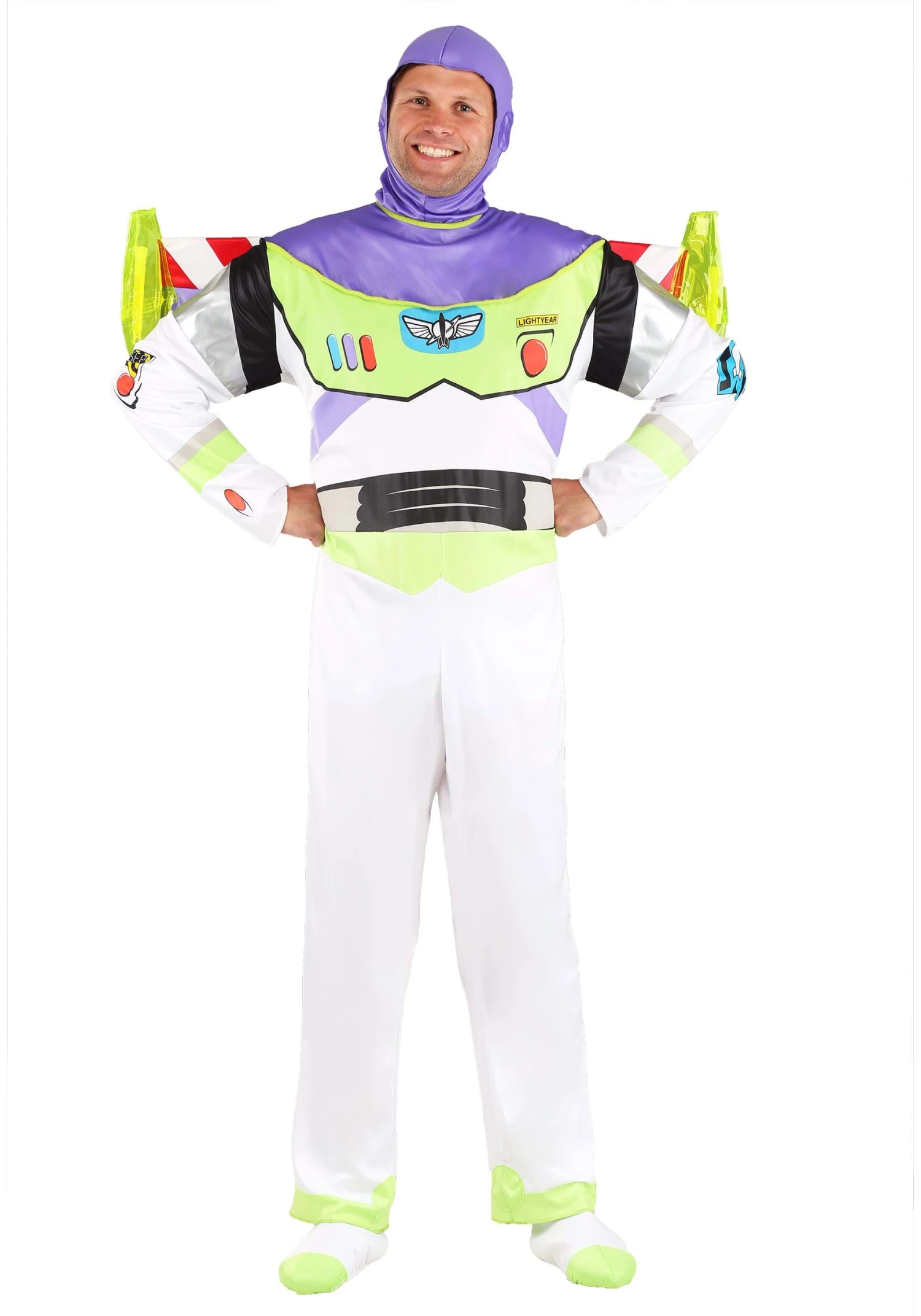 Disguise Deluxe Toy Story Buzz Lightyear Costume For Men 3 Disguise Deluxe Toy Story Buzz Lightyear Costume For Men