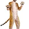 Cheerful Cheetah Costume For Adults -Halloween Costumes adult cheerful cheetah costume