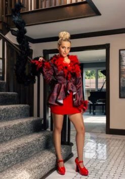 Clueless Cher Red Dress Costume For Women -Halloween Costumes adult cher red dress clueless costume alt 1