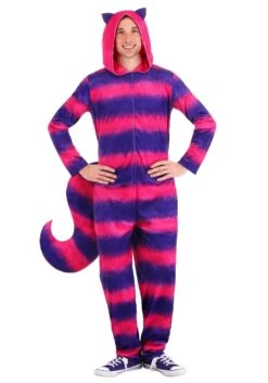 Cheshire Cat Costume Onesie For Adults 7 Cheshire Cat Costume Onesie For Adults -Halloween Costumes adult cheshire cat onesie alt 2