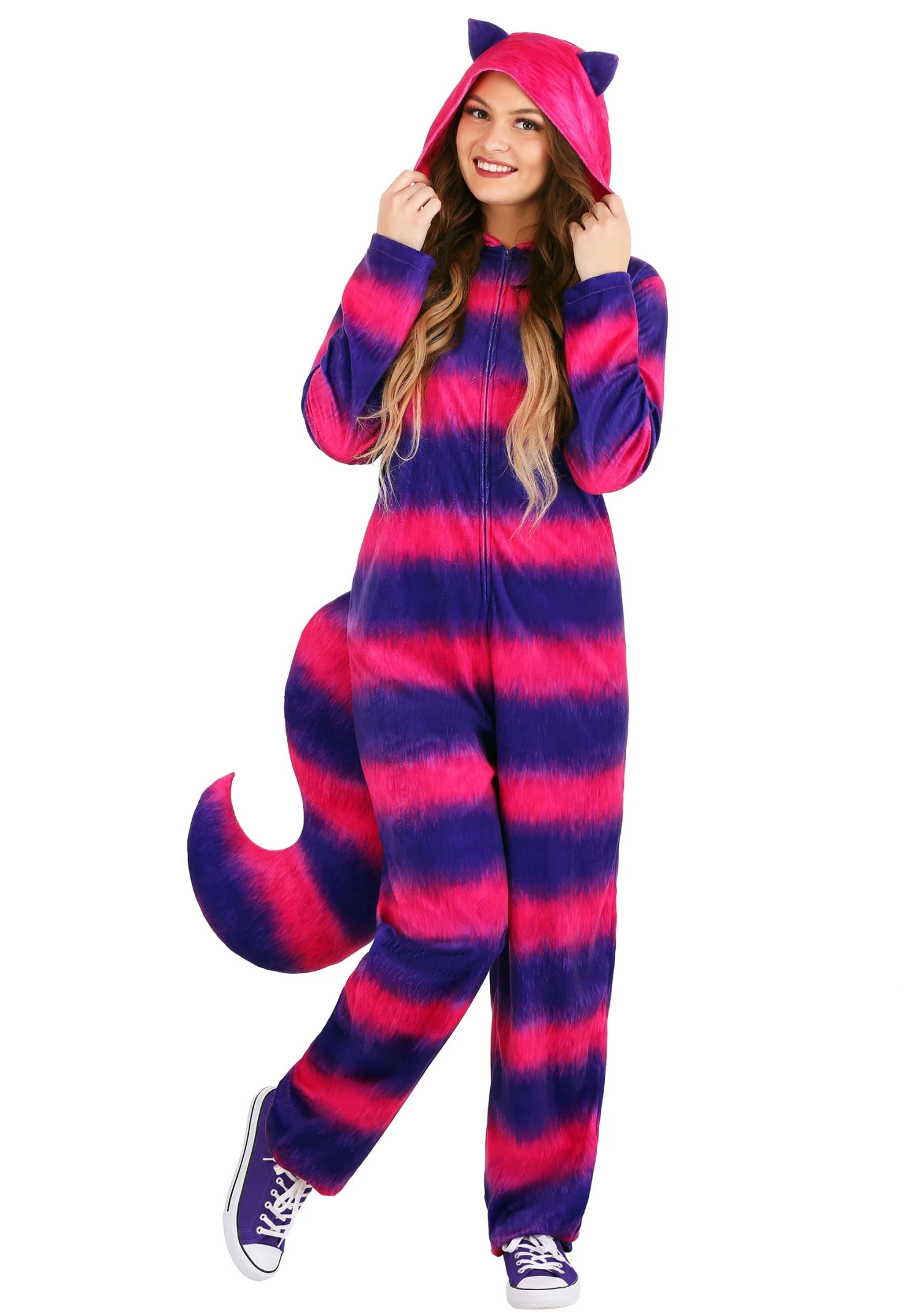 Cheshire Cat Costume Onesie For Adults 3 Cheshire Cat Costume Onesie For Adults