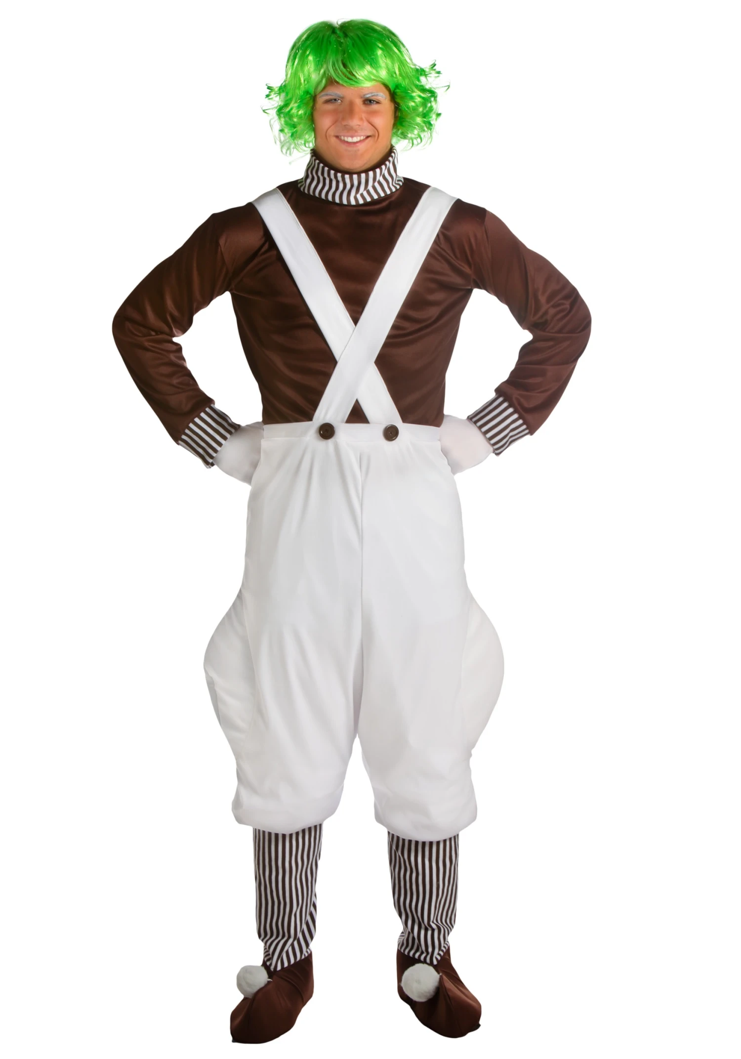 Classic Chocolate Factory Worker Costume For Men 3 Classic Chocolate Factory Worker Costume For Men