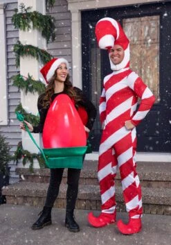 Christmas Light Bulb Costume For Adults -Halloween Costumes adult christmas light bulb costume alt 3