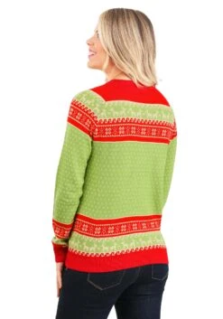 Christmas Llama Ugly Sweater For Adults -Halloween Costumes adult christmas llama ugly sweater alt 6