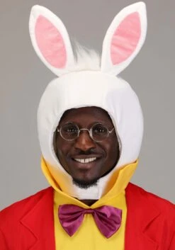 Adult Disney Classic White Rabbit Costume 15 Adult Disney Classic White Rabbit Costume -Halloween Costumes adult classic disney white rabbit costume alt 4