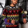 Adult Classic Horror Monsters Fair Isle Halloween Sweater