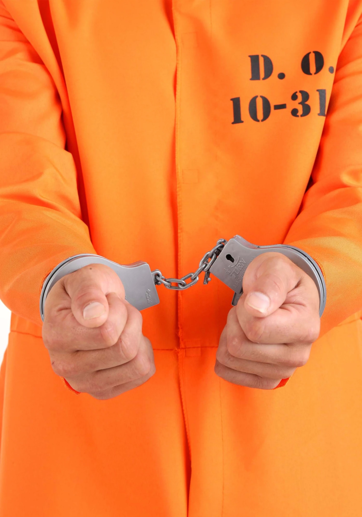 Classic Prisoner Costume For Adult Men 5 Classic Prisoner Costume For Adult Men - Image 3
