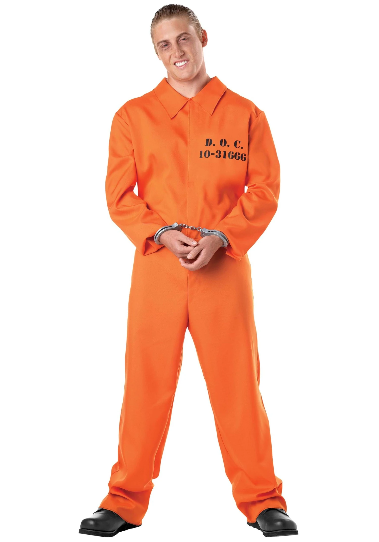 Classic Prisoner Costume For Adult Men 3 Classic Prisoner Costume For Adult Men