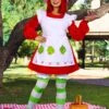 Classic Strawberry Shortcake Costume For Women -Halloween Costumes adult classic strawberry shortcake costume