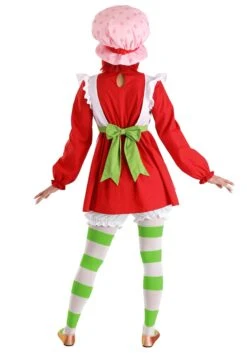 Classic Strawberry Shortcake Costume For Women -Halloween Costumes adult classic strawberry shortcake costume alt 3
