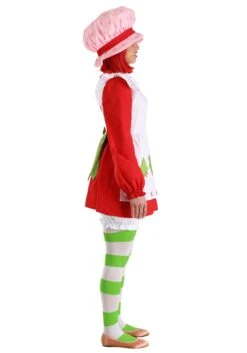 Classic Strawberry Shortcake Costume For Women -Halloween Costumes adult classic strawberry shortcake costume alt 6