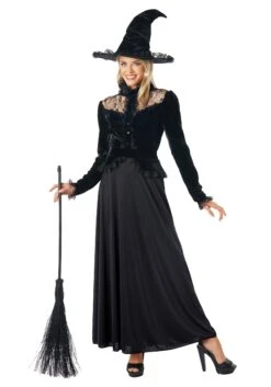 Classic Witch Costume Dress For Women