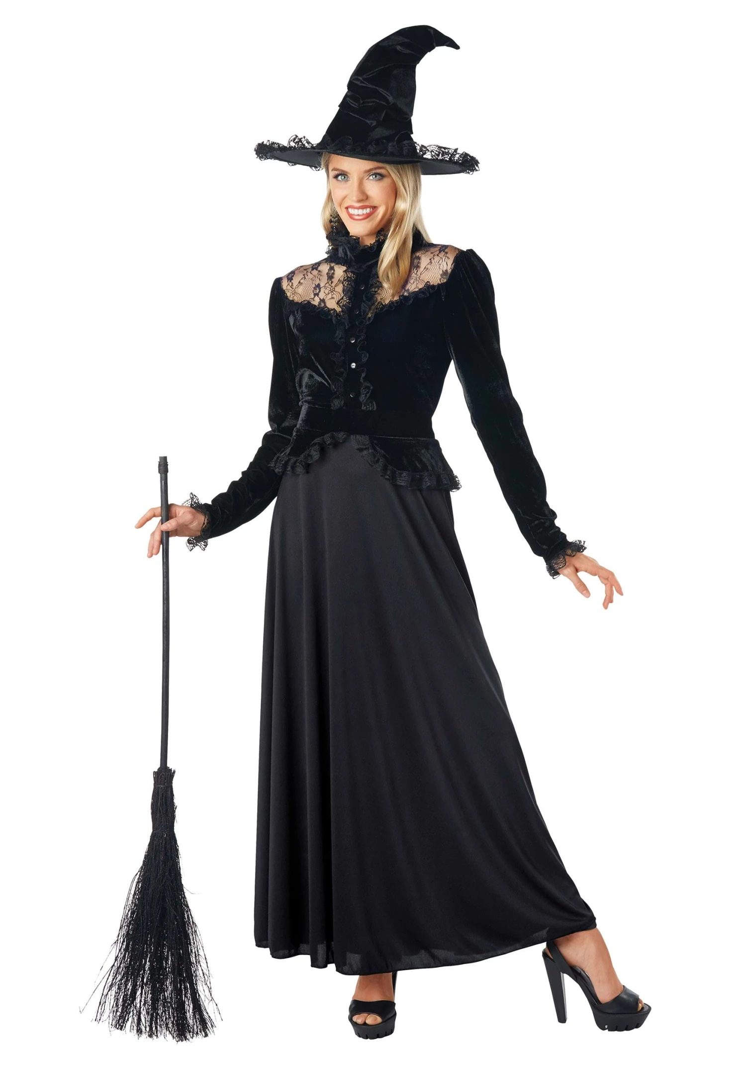 Classic Witch Costume Dress For Women 3 Classic Witch Costume Dress For Women