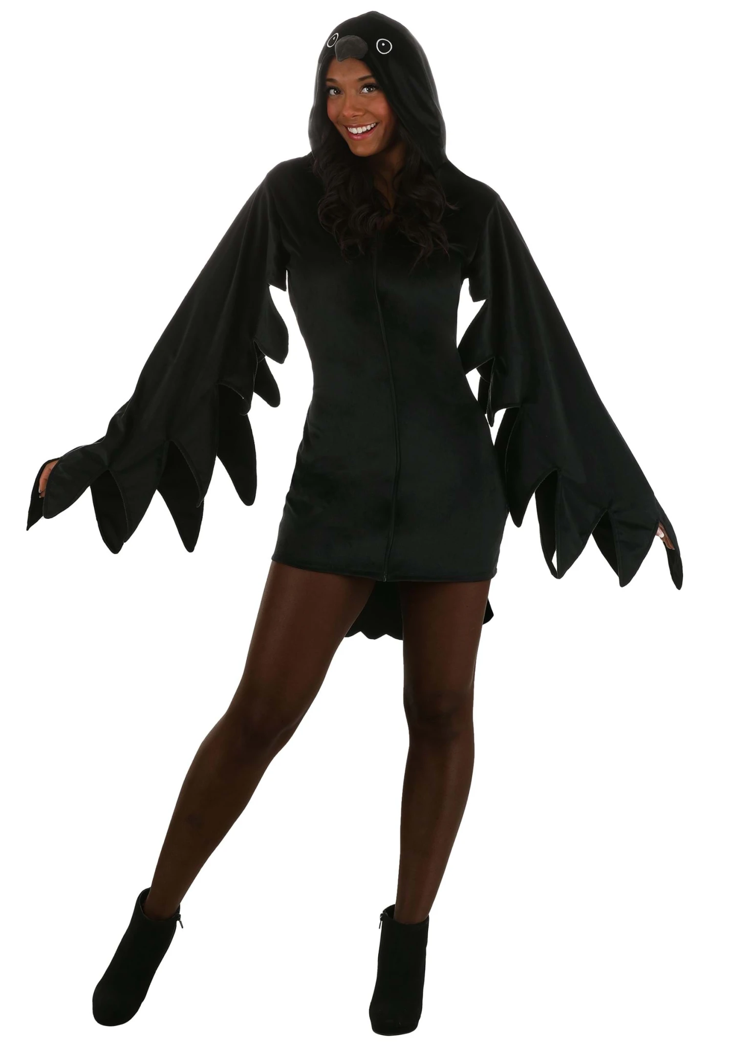 Women's Classy Crow Costume Dress 3 Women's Classy Crow Costume Dress
