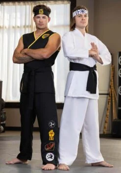Karate Kid Cobra Kai Costume For Men 27 Karate Kid Cobra Kai Costume For Men -Halloween Costumes adult cobra kai costume alt 11