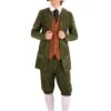 Green Colonial Costume For Men -Halloween Costumes adult colonial costume1