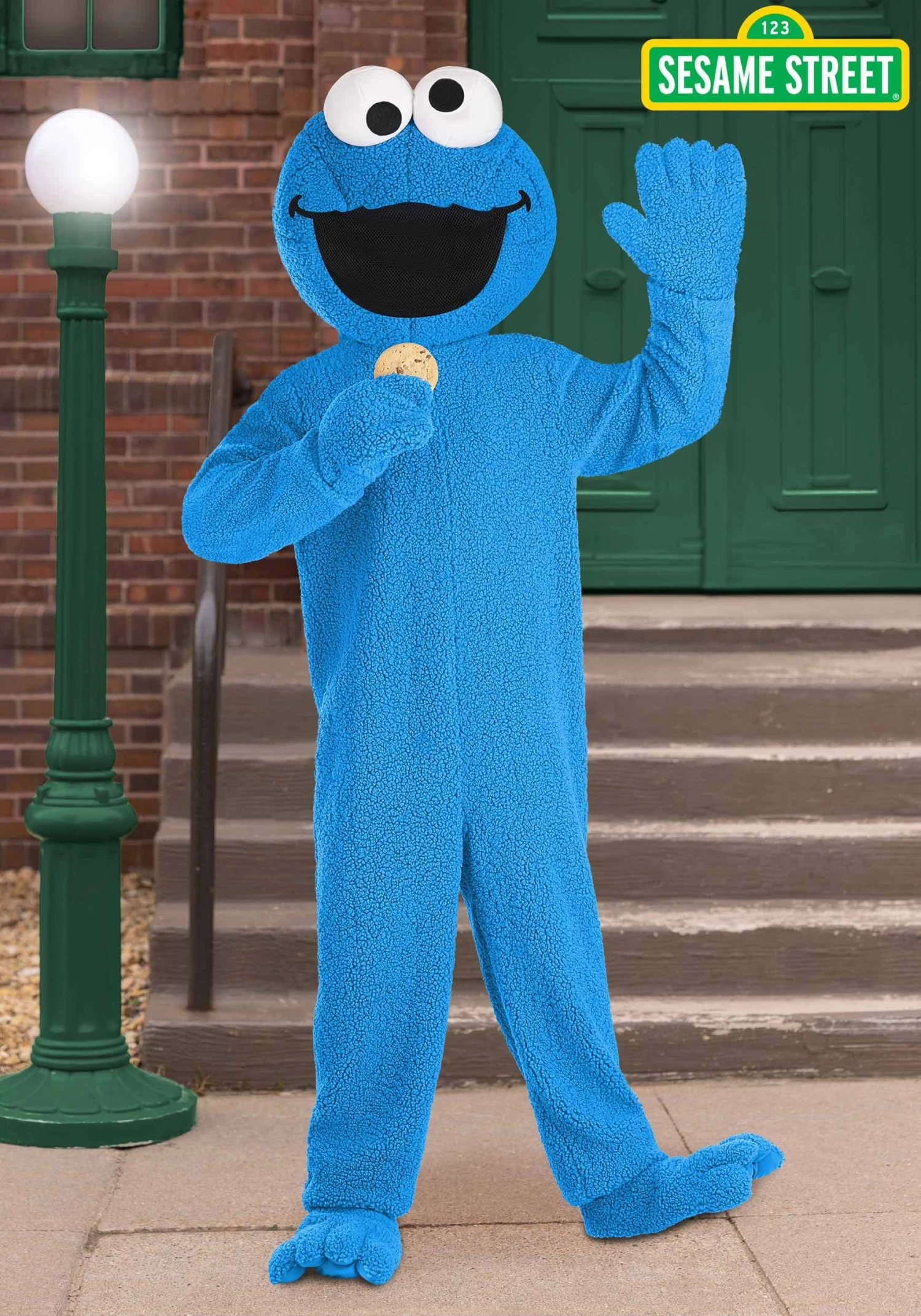 Sesame Street Cookie Monster Mascot Costume For Adults 3 Sesame Street Cookie Monster Mascot Costume For Adults