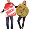 Fun World Cookies And Milk Costume For Adults -Halloween Costumes adult cookies and milk costume