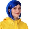 Coraline Blue Costume Wig For Women -Halloween Costumes adult coraline wig