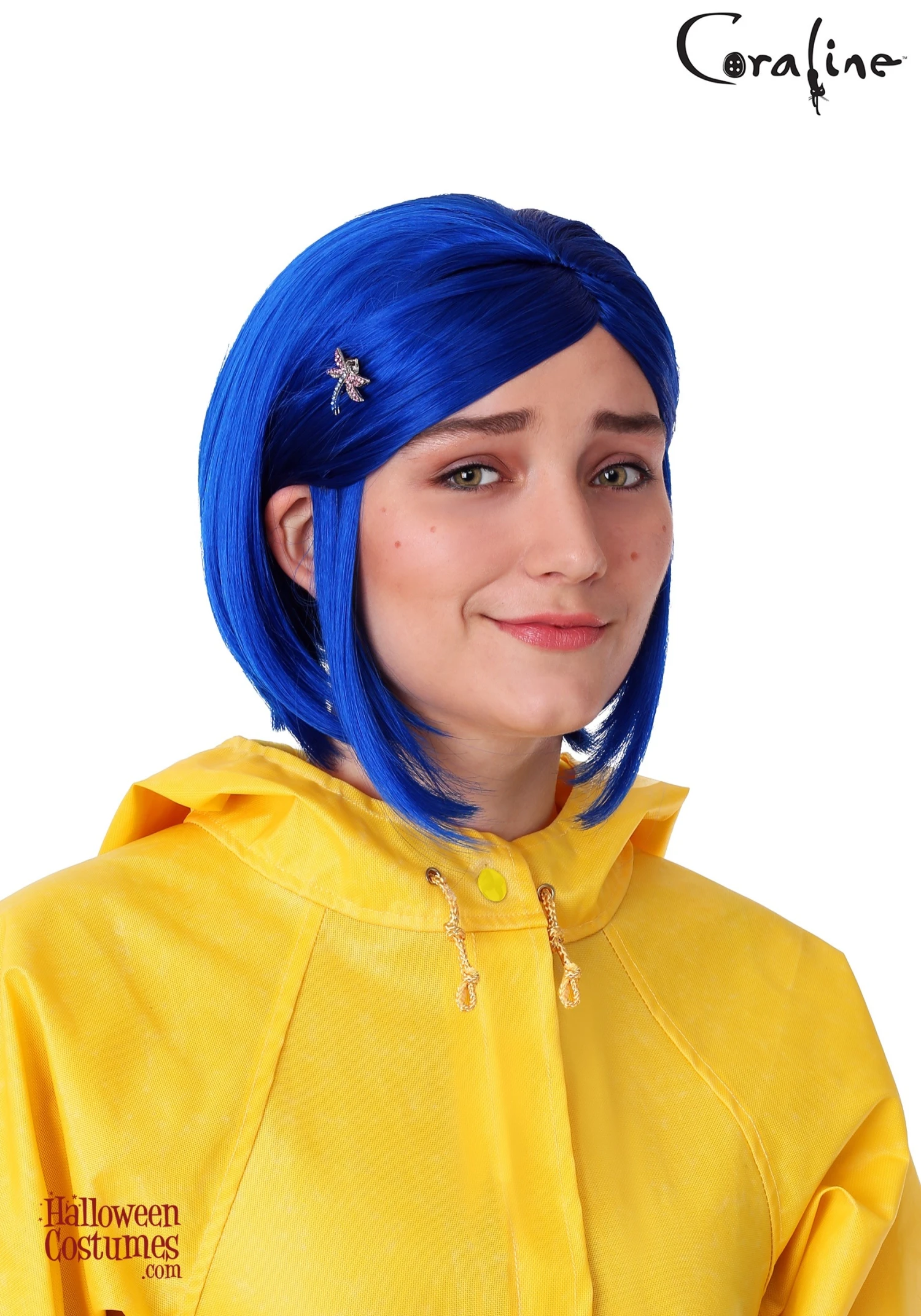 Coraline Blue Costume Wig For Women 4 Coraline Blue Costume Wig For Women - Image 2
