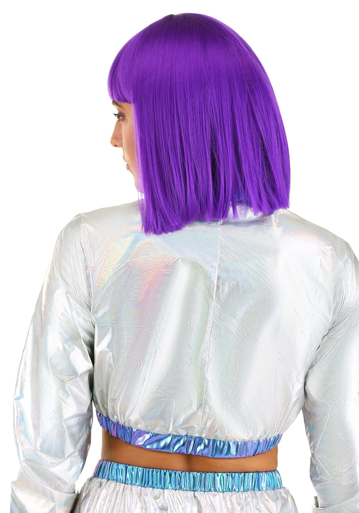 Cosmic Purple Costume Wig For Women 4 Cosmic Purple Costume Wig For Women - Image 2