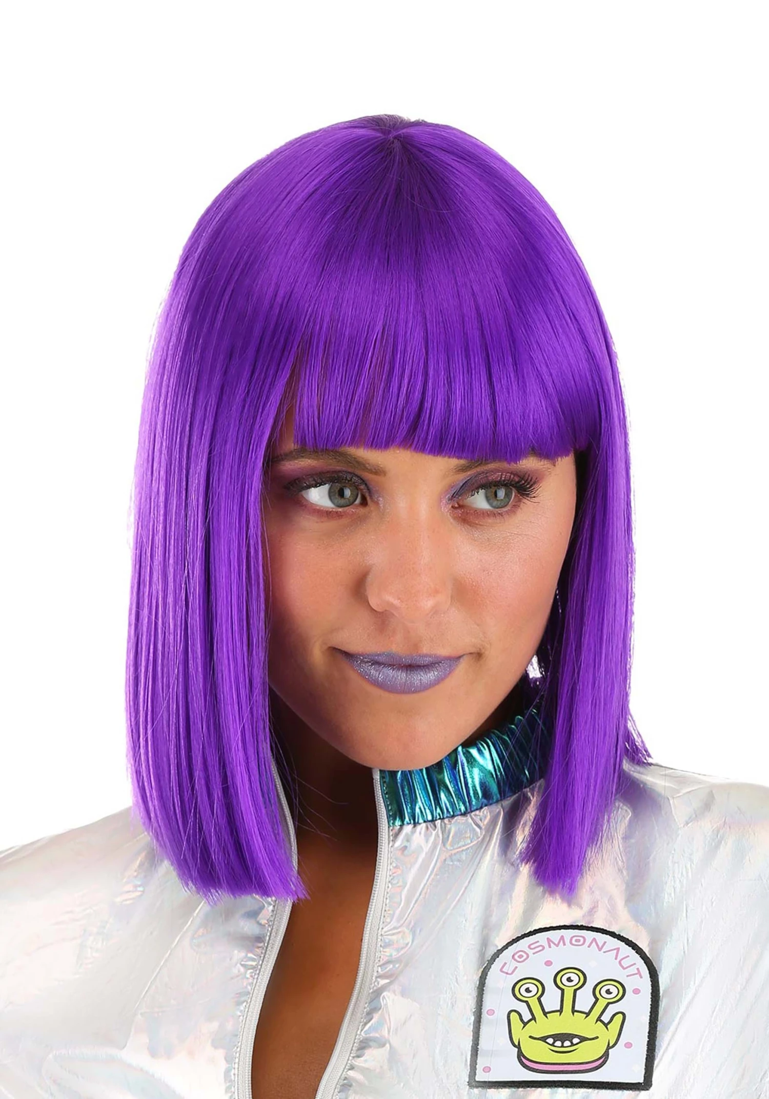 Cosmic Purple Costume Wig For Women 3 Cosmic Purple Costume Wig For Women