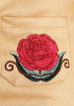 Rose Cowgirl Costume Romper For Women 12 Rose Cowgirl Costume Romper For Women -Halloween Costumes adult cowgirl costume romper alt 4