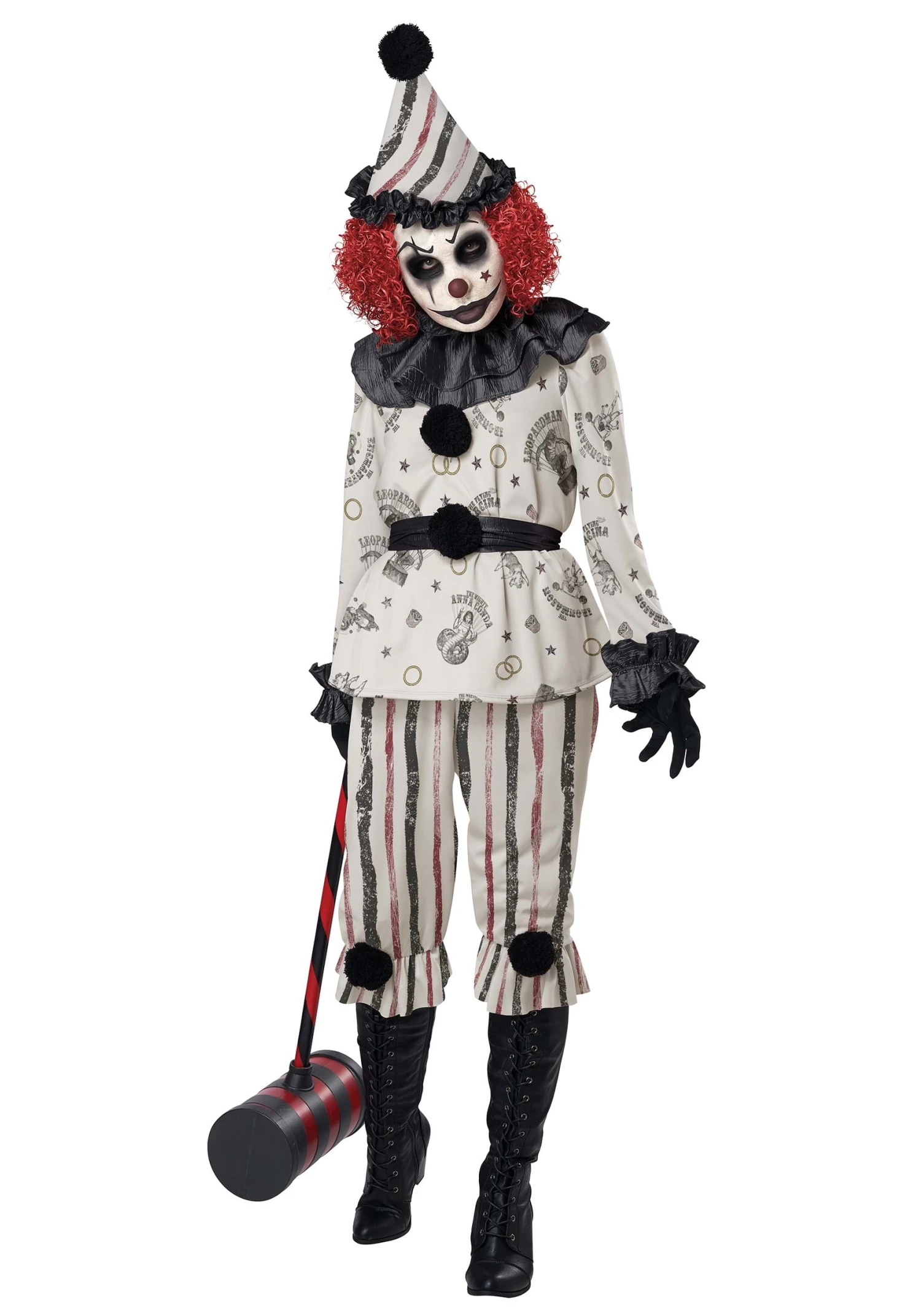 Creeper Clown Costume For Women 3 Creeper Clown Costume For Women