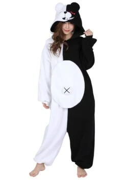 Danganronpa Monokuma Kigurumi For Adult -Halloween Costumes adult danganronpa monokuma kigurumi alt 2