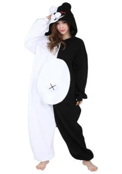Danganronpa Monokuma Kigurumi For Adult -Halloween Costumes adult danganronpa monokuma kigurumi alt 3