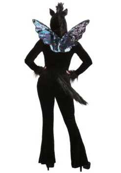Dark Pegasus Costume For Adults -Halloween Costumes adult dark pegasus costume alt 1