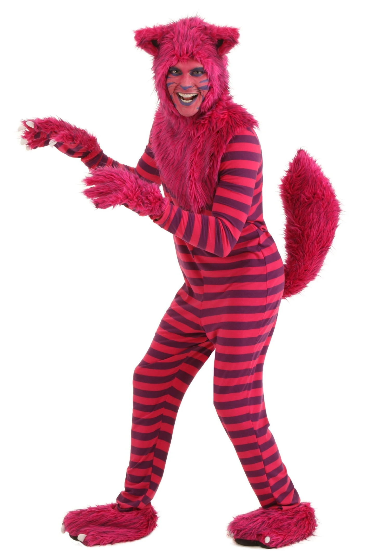 Adult Deluxe Cheshire Cat Costume 3 Adult Deluxe Cheshire Cat Costume