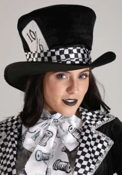 Deluxe Dark Mad Hatter Costume For Adults 8 Deluxe Dark Mad Hatter Costume For Adults -Halloween Costumes adult deluxe dark mad hatter costume alt 2