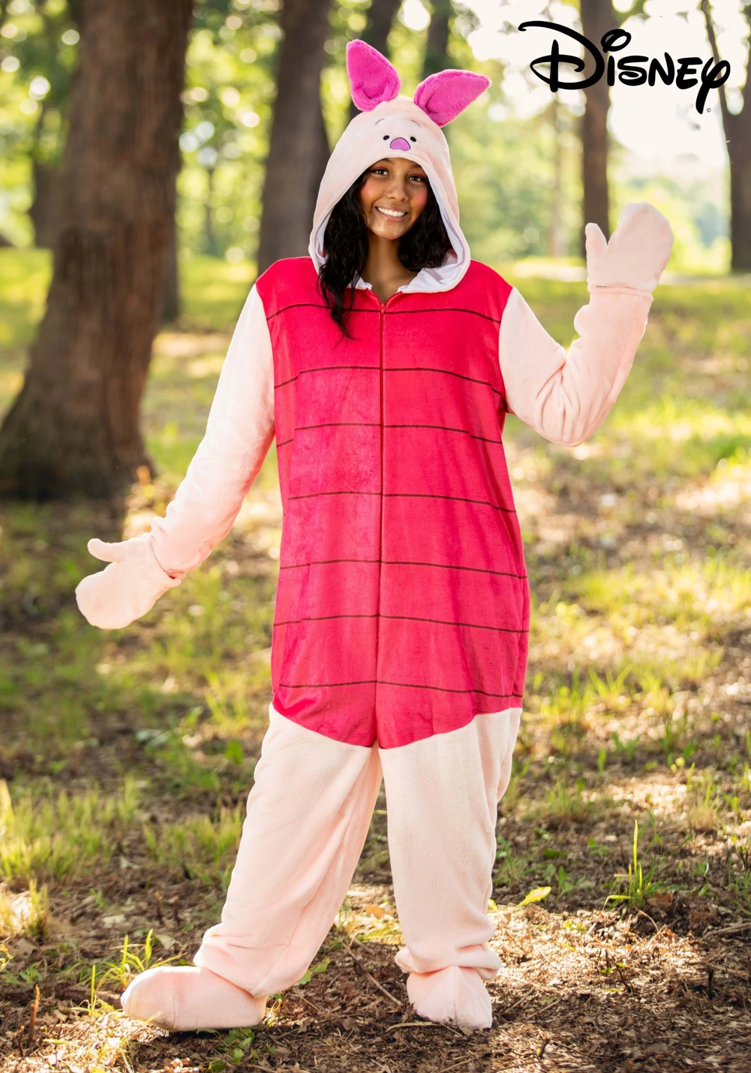 Adult Deluxe Disney Winnie The Pooh Piglet Costume 3 Adult Deluxe Disney Winnie The Pooh Piglet Costume