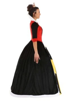Deluxe Disney Queen Of Hearts Costume Dress For Women 9 Deluxe Disney Queen Of Hearts Costume Dress For Women -Halloween Costumes adult deluxe disney queen of hearts costume alt 3