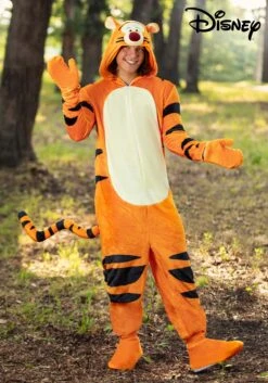 Adult Deluxe Disney Winnie The Pooh Tigger Costume