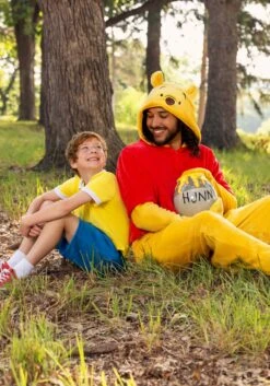 Deluxe Disney Winnie The Pooh Costume For Adults 12 Deluxe Disney Winnie The Pooh Costume For Adults -Halloween Costumes adult deluxe disney winnie the pooh costume alt 2