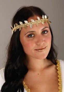 Women's Deluxe Goddess Costume Dress -Halloween Costumes adult deluxe goddess costume alt 2