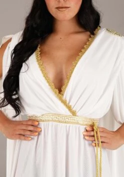 Women's Deluxe Goddess Costume Dress -Halloween Costumes adult deluxe goddess costume alt 3