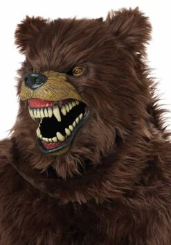 Deluxe Adult Grizzly Bear Costume With Ani-Motion Mask -Halloween Costumes adult deluxe grizzly bear costume w ani motion mas alt 5