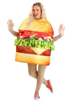 Adult Deluxe Hamburger Costume