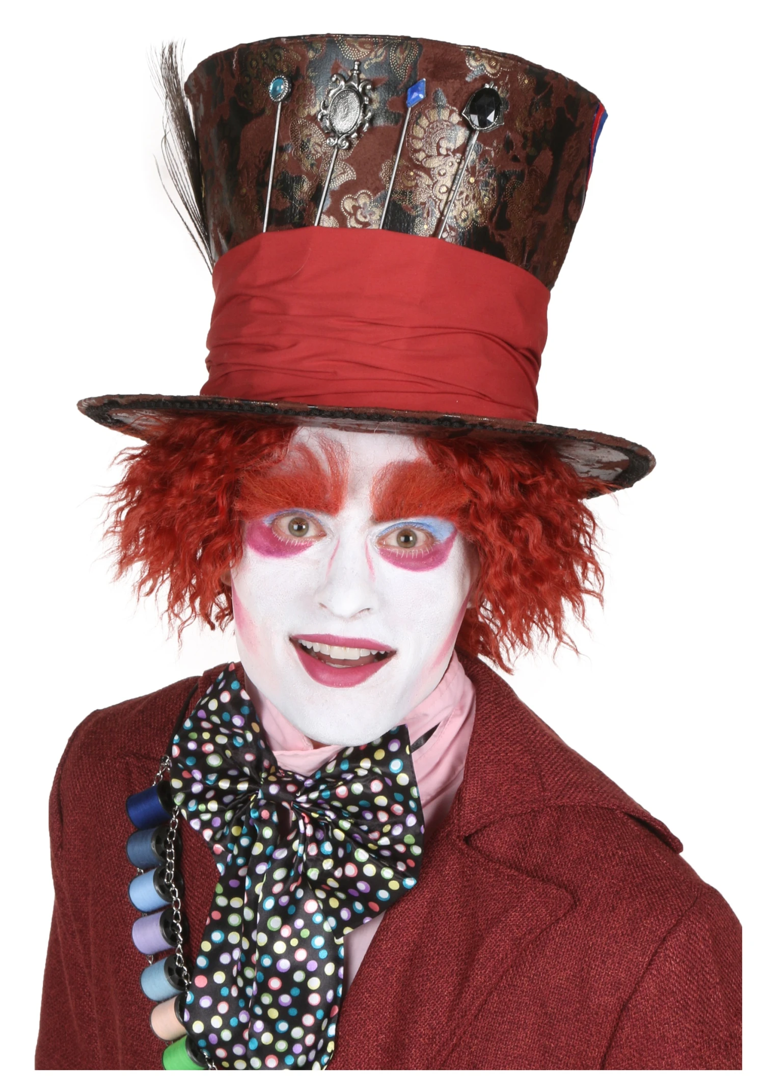 Smiffys Adult Deluxe Manic Tea Party Wig 4 Smiffys Adult Deluxe Manic Tea Party Wig - Image 2