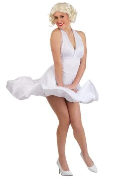 Women's Deluxe Marilyn Halter Dress Costume